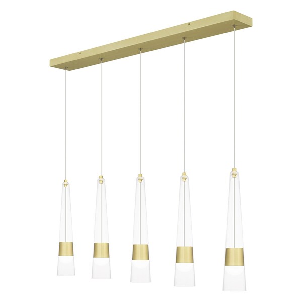 Quoizel Zia Integrated LED Satin Gold Island Light PCZIA539SD - main